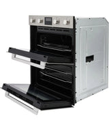 Belling BEL 444411631 BI703MFC Built-under Electric Double Oven in Stainless Steel - A/A Rated - (Ex Display) - HW182083