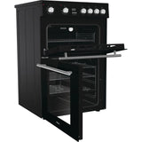 Hisense HDE3211BBUK (26) 60cm Electric Ceramic Cooker with Double Oven in Black - A+/A Rated - (Ex Display) - HW182126