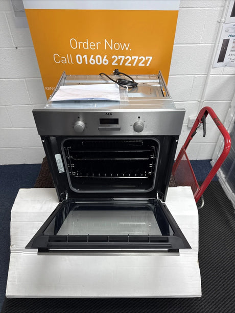 AEG BSX23101XM (38) 6000 Series SurroundCook Electric Single Oven - Stainless Steel - A Rated - 13 Amp Plug - HW182093