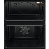 AEG 600 OU5NU20M (07) SurroundCook Clean Enamel Built-under Double Oven in Stainless Steel - A/A Rated - (Tatty Packaging) - HW182407