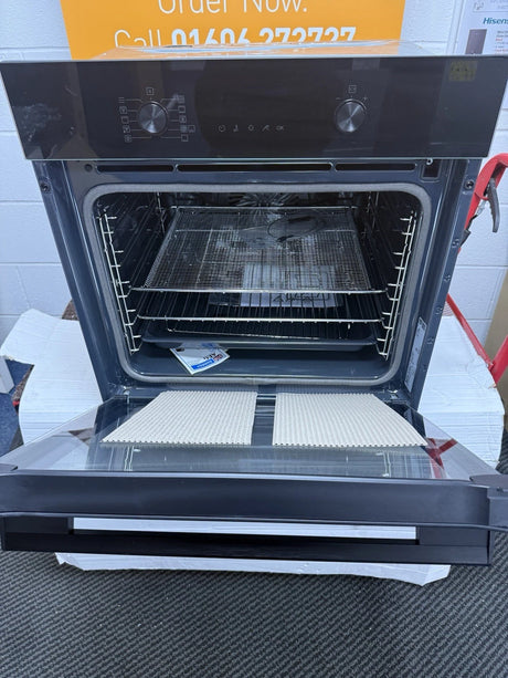 AEG 6000 Series OS6PB50AK (00) Built-in Electric Single Oven with Pyrolytic Self Cleaning in Black - A+ Rated - (Ex Display) - HW182200