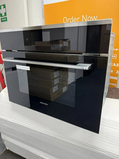 Karlson WRCMOVTFTSS Built-in Compact Combination Oven and Microwave in Black and Stainless - (Ex Display) - HW181916 - MANAGERS SPECIAL PRICE £319.20