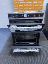 Flavel FLV72FX (52) 72cm Built Under Double Oven in Black and Stainless Steel - A/A Rated - (Ex Display) - HW182352