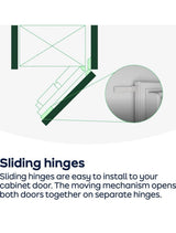 AEG 6000 TwinTech® OSC6N181ES (09) 177cm 70/30 Integrated Fridge Freezer with Sliding Door Hinge in White - E Rated - (Graded Dented) - HW182109