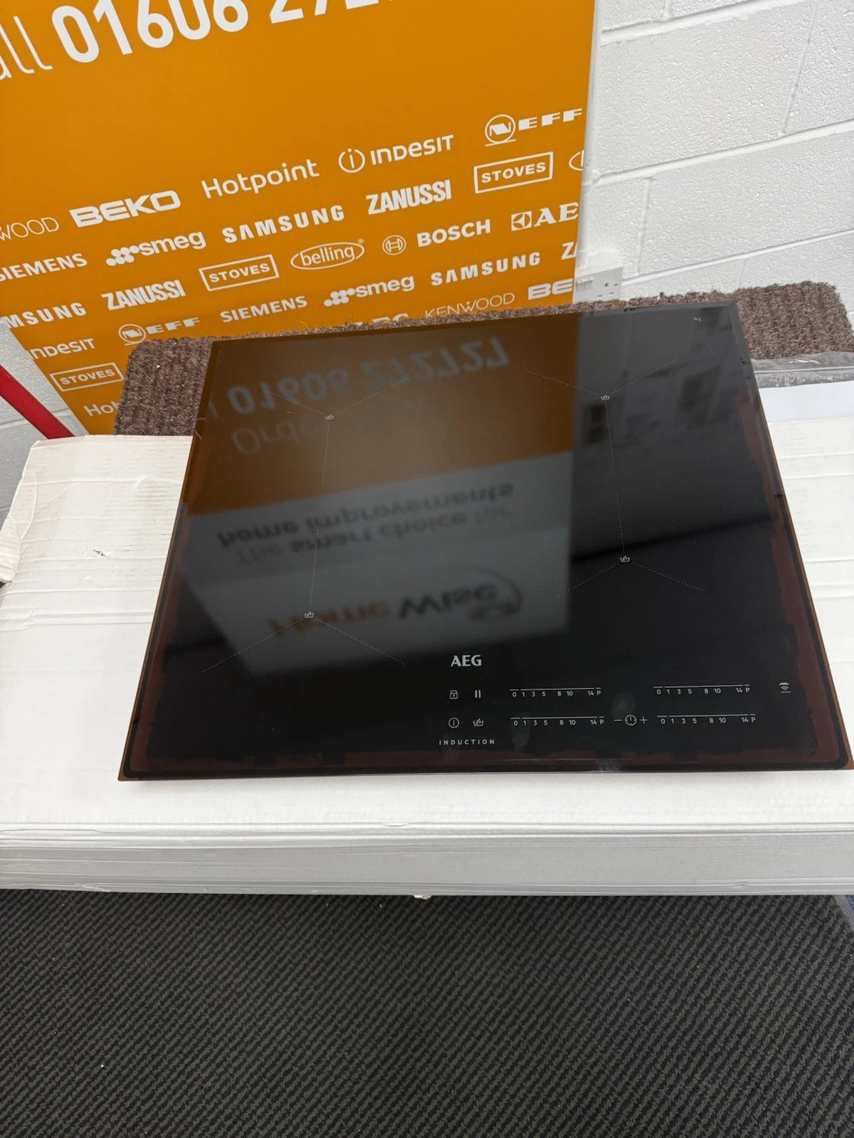 AEG 7000 Series IAE64411FB 59cm 4-Zone SenseBoil Induction Hob in Black - Hob2Hood - HW181718