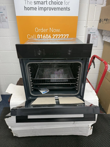 AEG 6000 Series OS6PB50AK (00) Built-in Electric Single Oven with Pyrolytic Self Cleaning in Black - A+ Rated - (Ex Display) - HW182200