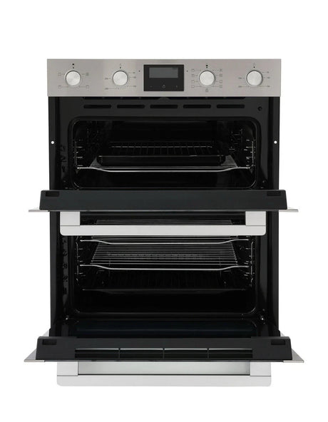 Belling BEL 444411631 BI703MFC Built-under Electric Double Oven in Stainless Steel - A/A Rated - (Ex Display) - HW182083