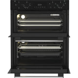 Hotpoint DUH 10D B 72cm Built Under Double Oven with Enamel Liners in Black - A/A Rated - HW181731