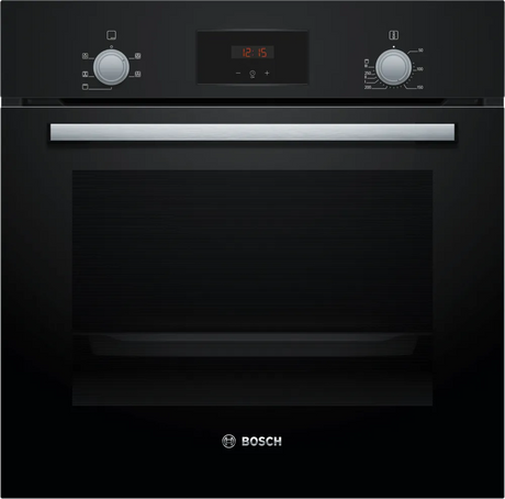 Bosch Series 2 HHF113BA0B (86) Built-In Electric Single Oven in Black with 13 Amp Plug - A Rated - HW182386