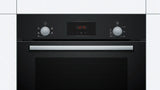 Bosch Series 2 HHF113BA0B (86) Built-In Electric Single Oven in Black with 13 Amp Plug - A Rated - HW182386