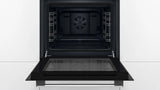 Bosch Series 2 HHF113BA0B (86) Built-In Electric Single Oven in Black with 13 Amp Plug - A Rated - HW182386