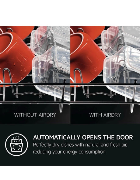 AEG FSB53647Z (54) Air Dry 5000 Fully Integrated Built In Dishwasher - Black Control Panel with Sliding Door Fixing Kit - (Blemished) - HW182054 - MANAGERS SPECIAL PRICE £287.20
