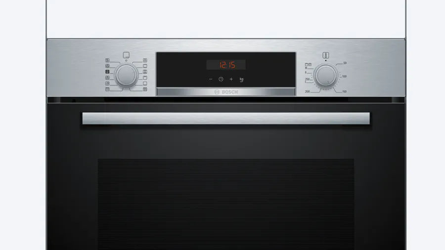 Bosch Series 4 HQA574BS3B (81) Electric Single Oven with Pyrolytic Self Cleaning in Stainless Steel - (Graded) - HW181914