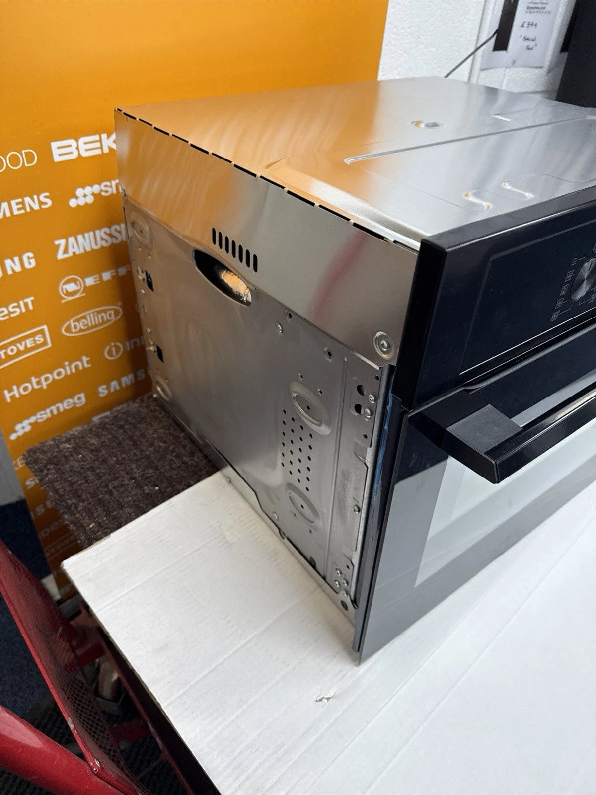 01 AEG KMX365060B (33) Built-In Combination Microwave Oven in Black - (Ex Display) - HW181833