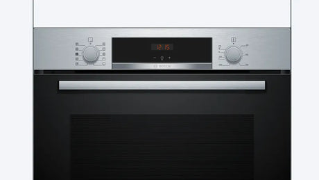 Bosch Series 4 HQA534BS3B Built In Electric Single Oven with added Steam Function in Stainless Steel - A+ Rated - HW181859