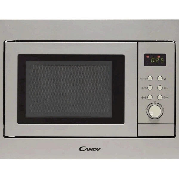 Candy MICG201BUK 20Litre Built in Microwave Oven with Grill in Stainless Steel W595mm H382mm D343.5mm
