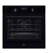AEG BPX535061B (94) Built-In Electric Single Oven with Pyrolytic Self Cleaning in Black - A Rated - HW181894