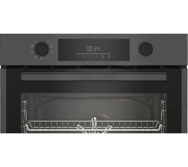 Beko BBIE12401AMP Built In Electric Single Oven with Pyrolytic Self Cleaning in Anthracite HW182733