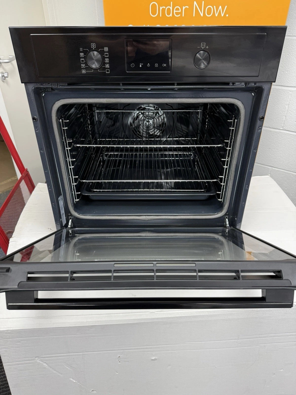 AEG BPX535061B (94) Built-In Electric Single Oven with Pyrolytic Self Cleaning in Black - A Rated - HW181894