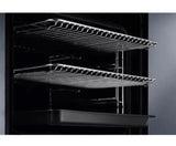 AEG 3000 BEX535A61B (45) AirFry Aqua Clean Enamel Built In Electric Single Oven in Stainless Steel - A+ Rated - (Graded) - HW182445