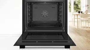 Bosch Series 4 HBS534BS0B (33) Built-In Electric Single Oven in Stainless Steel - A Rated - (Ex Display) - HW181933