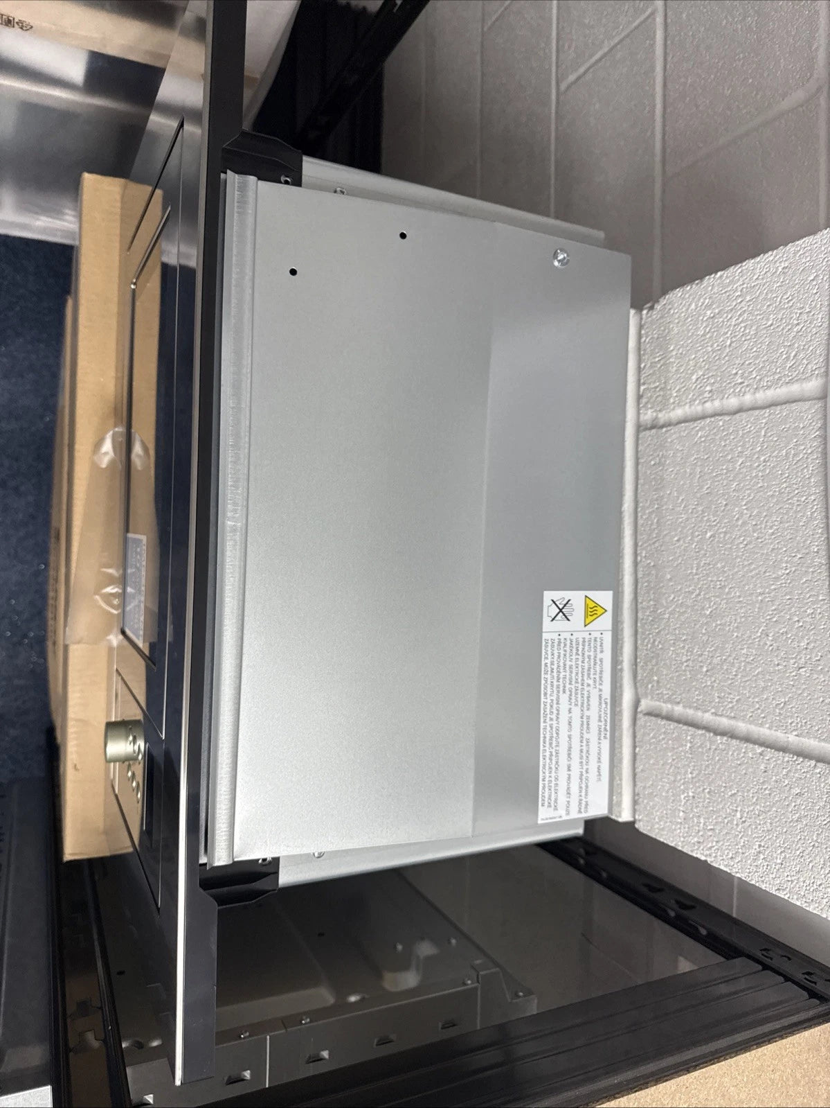 Candy MICG201BUK 20Litre Built in Microwave Oven with Grill in Stainless Steel W595mm H382mm D343.5mm