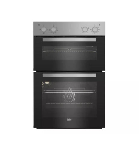 Beko RecycledNet® BBXDF21000S (97) Built In Double Oven in Silver - A/A Rated - (Ex Display) - HW182397