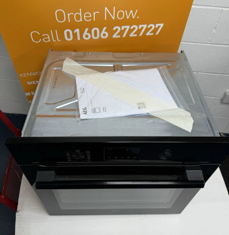 AEG BPX535061B (94) Built-In Electric Single Oven with Pyrolytic Self Cleaning in Black - A Rated - (Ex Display) - HW181894
